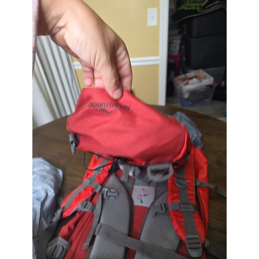 Adventuridge Hiking Backpack – 70L (18.5‎ Gallon) Capacity – Red – Model 92288 - Picture 14 of 16